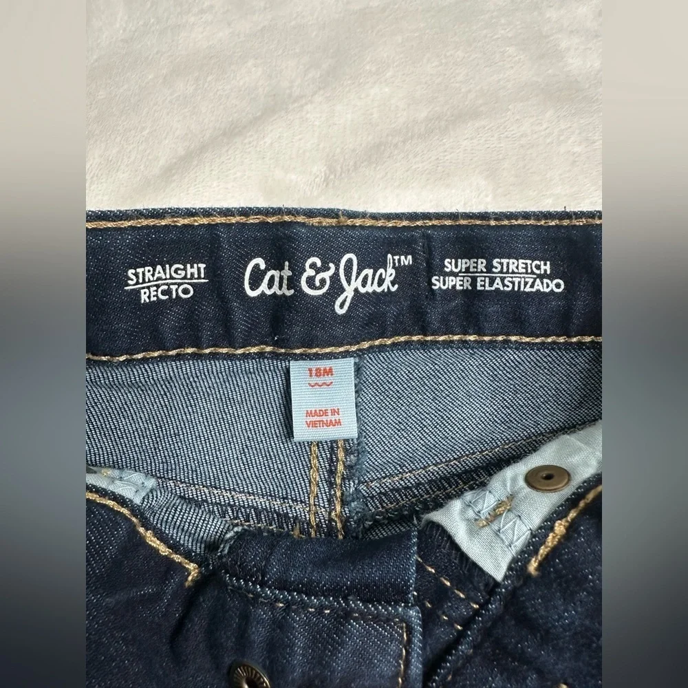 Kids Adjustable Waist Stretch Skinny Jeans - Cat & Jack Kids Size 18M